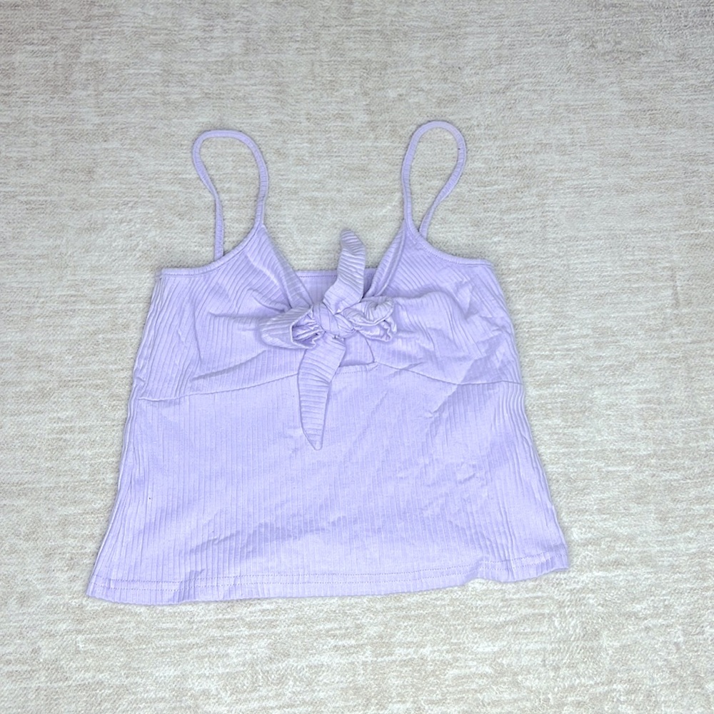 Purple crop top
